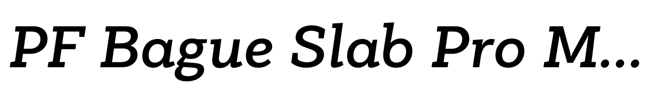 PF Bague Slab Pro Medium Italic